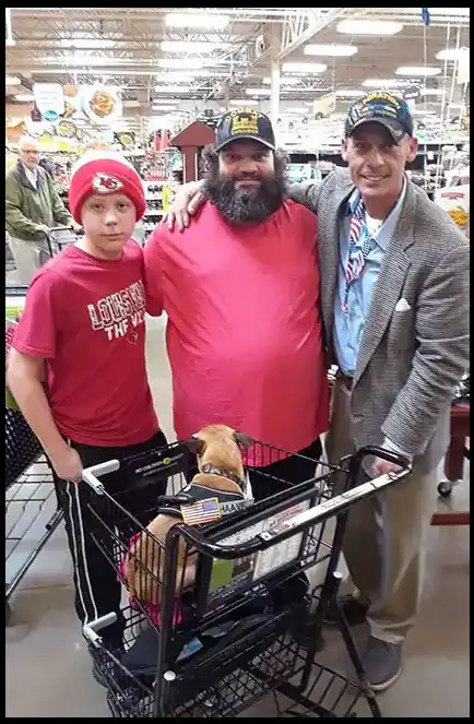 From shopping malls to grocery stores Book Author and Veteran David Haave finds the love Ohio USA 2022 -- David Haave